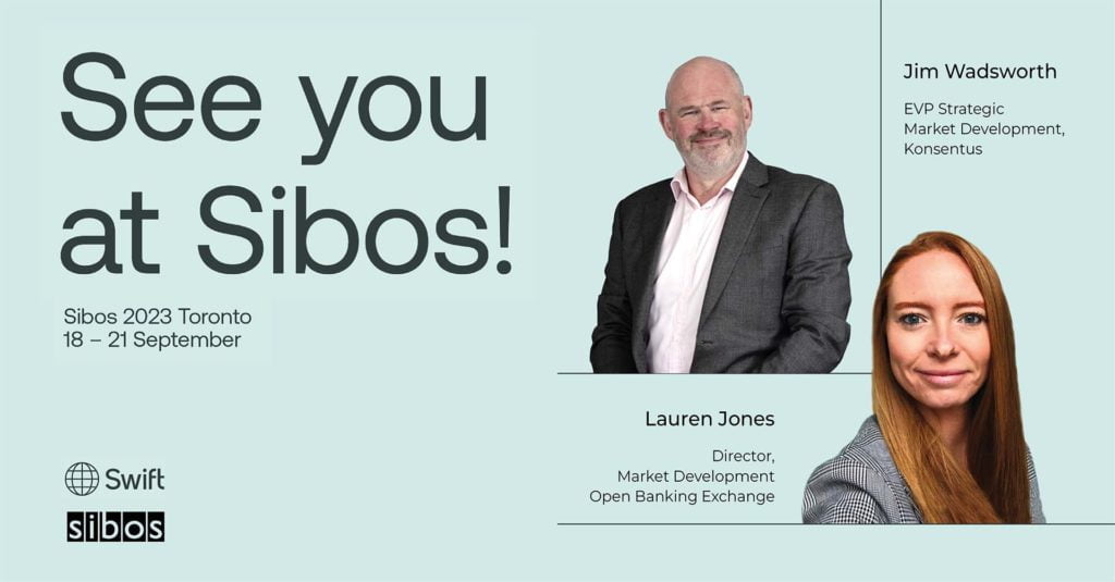 Jim and Lauren see you at Sibos